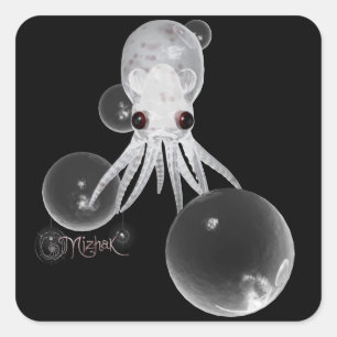 Hicci Sticker! Quadratischer Aufkleber