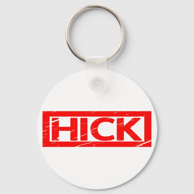 Hick Briefmarke Schlüsselanhänger (Vorderseite)