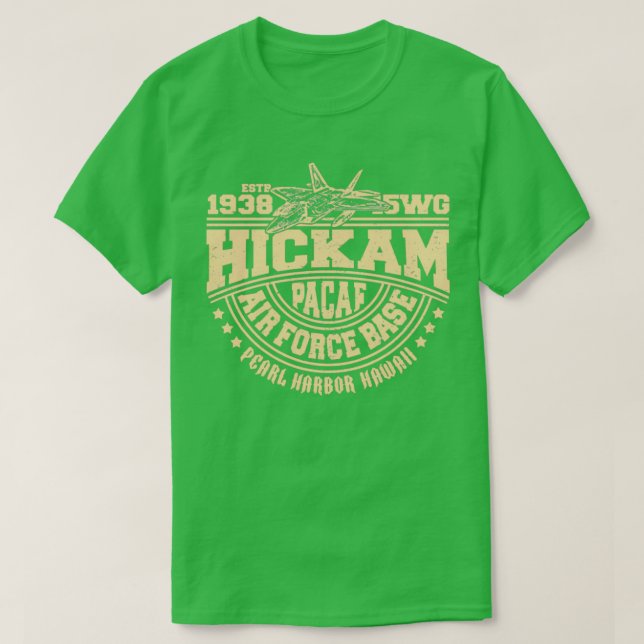 Hickam Air Base USAF Pearl Harbor Hawaii USA T-Shirt (Design vorne)