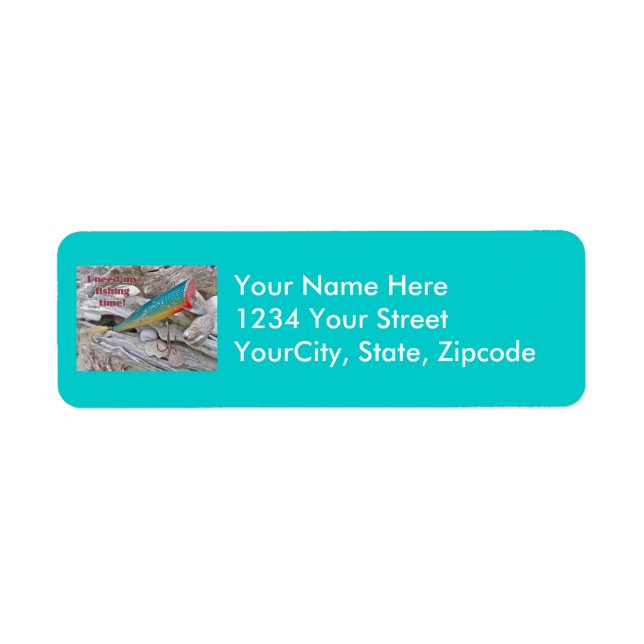 Hickey do Beachcomber Vintage Fishing Lure Label (Vorne)