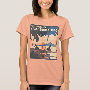 Hicki Boola Boo-Damenburnout-T - Shirt