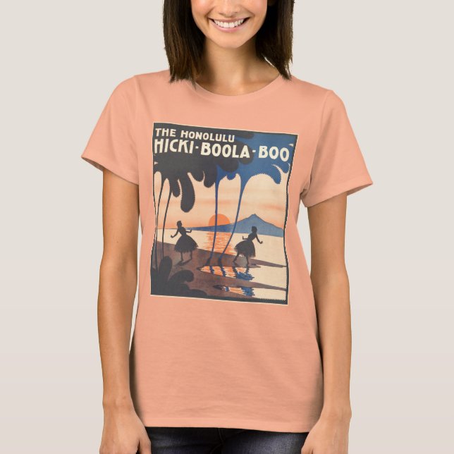 Hicki Boola Boo Ladys Burnout T - Shirt (Vorderseite)