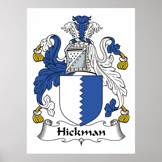 Hickman Familienwappen Poster (Vorne)