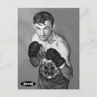 Hickok Belt Award Gewinner Carmen Basilio Postcard Postkarte