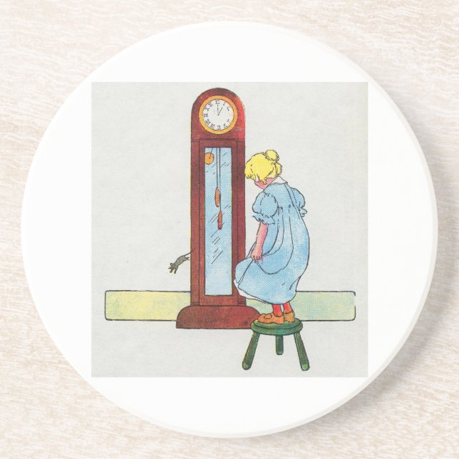 Hickory, Arschloch, Dock! Die Maus lief die Uhr ho Untersetzer (Vorne)