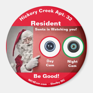 Hickory Creek Apt. 32 Der Weihnachtsmann sieht Mag Magnet