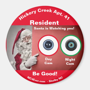 Hickory Creek Apt. 41 Der Weihnachtsmann sieht Mag Magnet