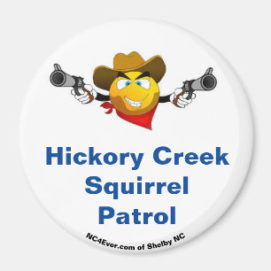 Hickory Creek Eichhörnchen Patrol Fun Kühlschrank Magnet