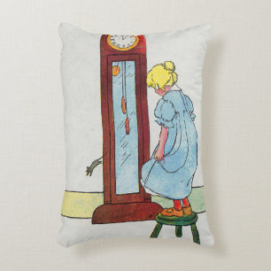 Hickory, Dickory, Dock Mutter Gänse Kinderzimmer R Dekokissen