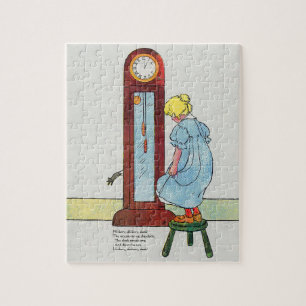 Hickory, Dickory, Dock Mutter Gänse Kinderzimmer R Puzzle