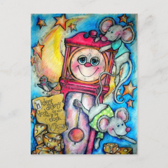Hickory Dock Kinderzimmer Rhytime Postkarte (Vorderseite)