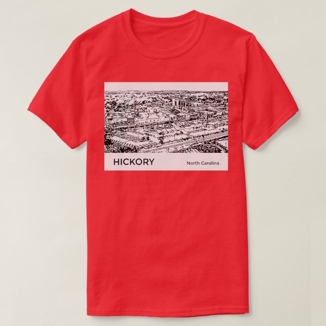 Hickory North olina T-Shirt (Design vorne)