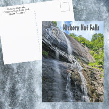 Hickory Nut Falls Chimney Rock NC Wasserfall