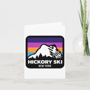 Hickory Ski New York Ski Snowboarden Familie Tr Karte