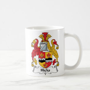 Hicks-Familienwappen Tasse