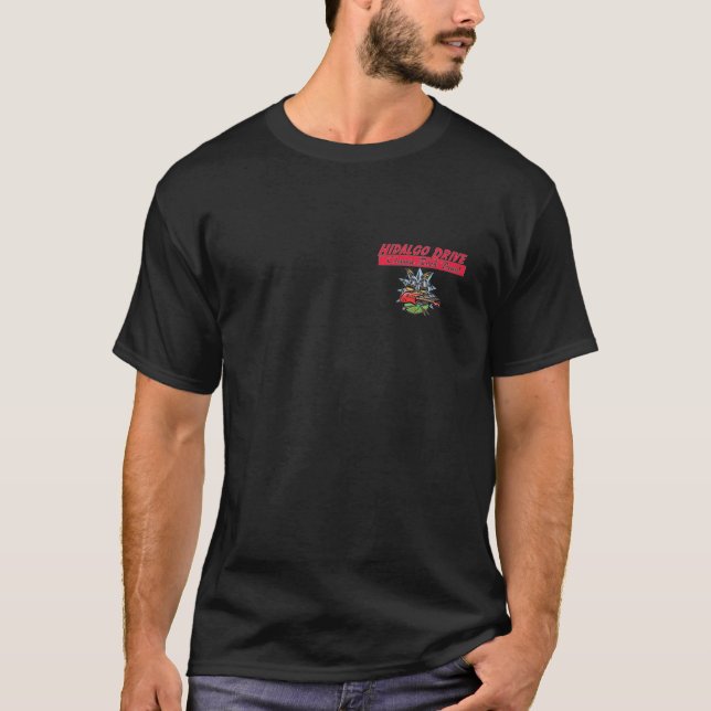 Hidalgo-Antriebs-Schwarzsport T - Shirt (Vorderseite)