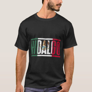 Hidalgo con la bandera de MÃ©xico T - Shirt