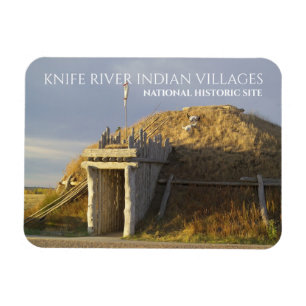 Hidatsa Earthlodge, Knife River Indian Villages Magnet