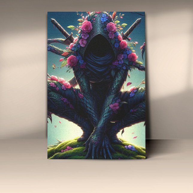 Hidden Bloom Sentinel Leinwanddruck (Von Creator hochgeladen)