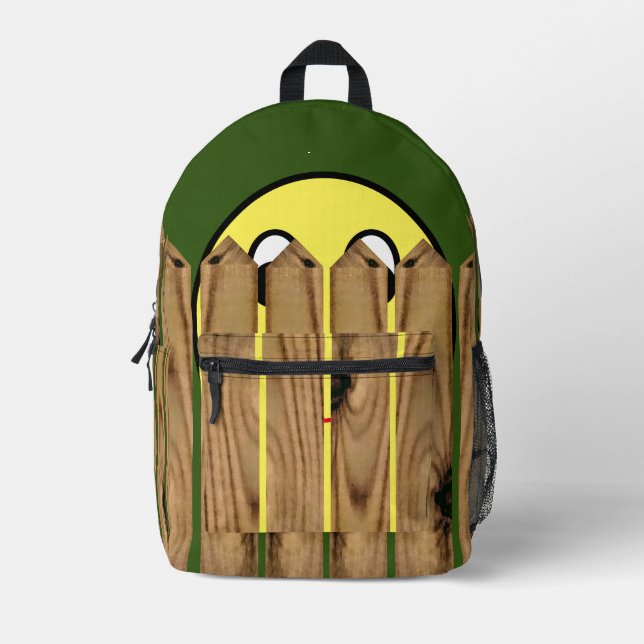 Hidden Emoji Themed Bedruckter Rucksack (Vorderseite)