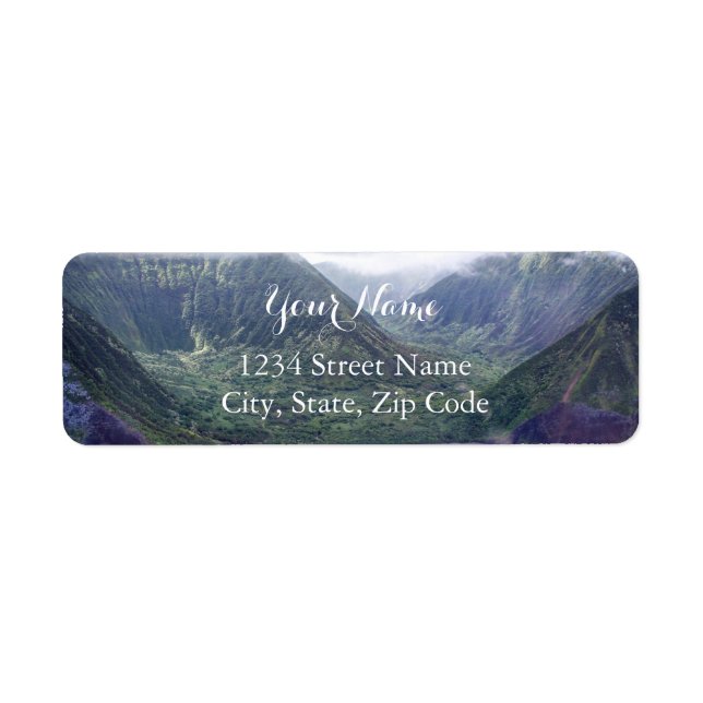 Hidden Hawaii Address Labels (Vorne)