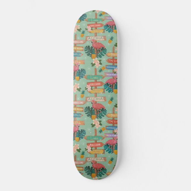 Hidden Hawaii Skateboard (Vorderseite)