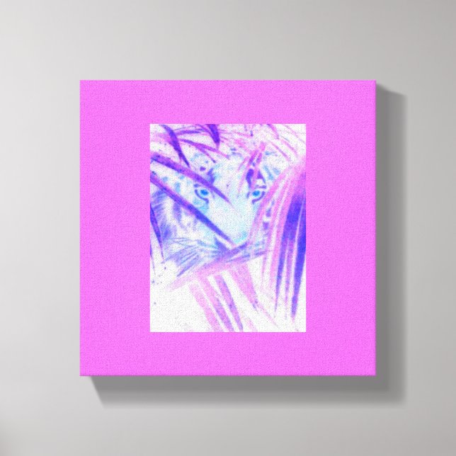 Hidden Tiger Leinwand (Vorderseite)