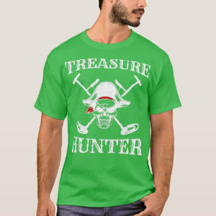Hidden Treashunter Pirate Metal Detector Gold T-Shirt