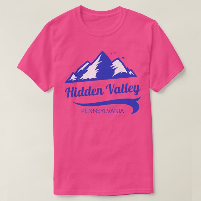 Hidden Valley Ski Pennsylvania T-Shirt (Design vorne)