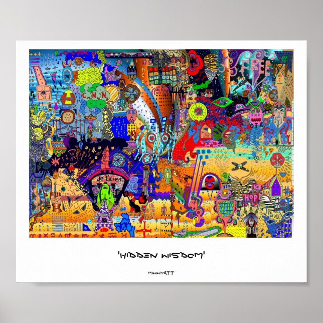 'HIDDEN WISDOM' POSTER (Vorne)