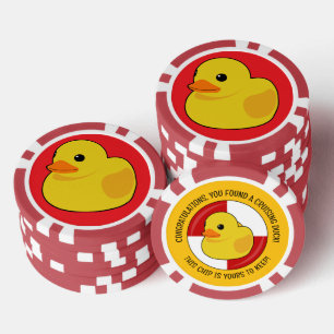 Hide and Seek Cruise Rubber Duck Souvenir Pokerchips