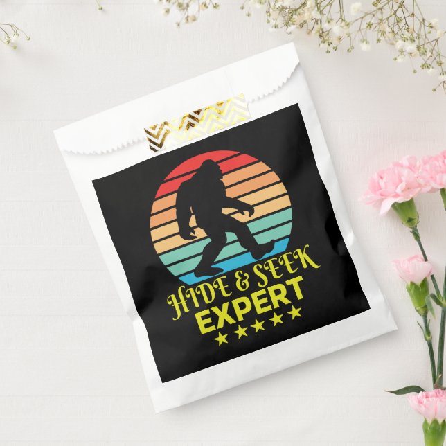 Hide and Seek Experte Bigfoot Funny Geschenktütchen (Versiegelt)