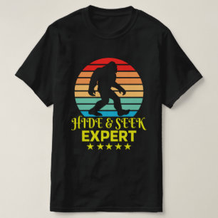 Hide and Seek Experte Bigfoot Funny T-Shirt