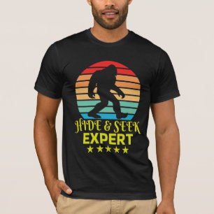 Hide and Seek Experte Bigfoot Funny T-Shirt