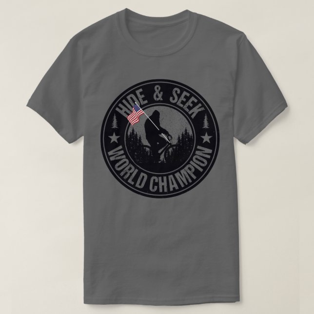 Hide and Seek World Champion American Flag T-Shirt (Design vorne)