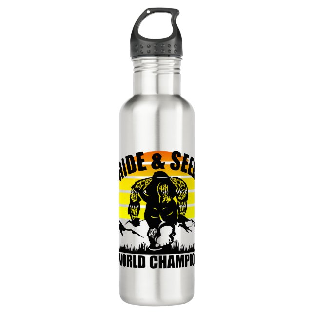 Hide & Seek World Champion Bigfoot # Edelstahlflasche (Vorderseite)