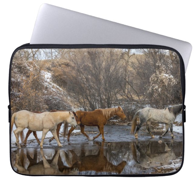 Hideout Horse Ranch Laptopschutzhülle (Vorderseite)