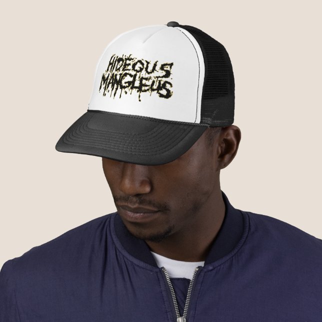 Hideus Mangleus Newer Logo Trucker Hat Truckerkappe (Beispiel)
