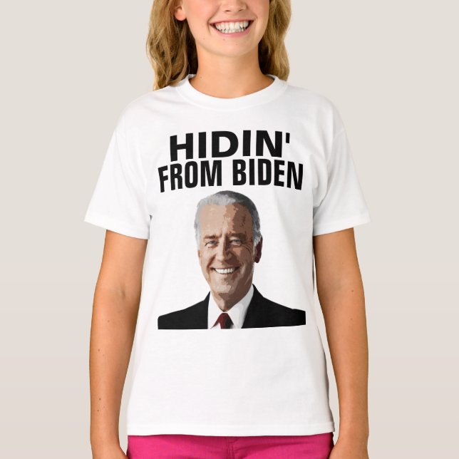 HIDIN' VON BIDEN KIDEN T - Shirt (Vorderseite)