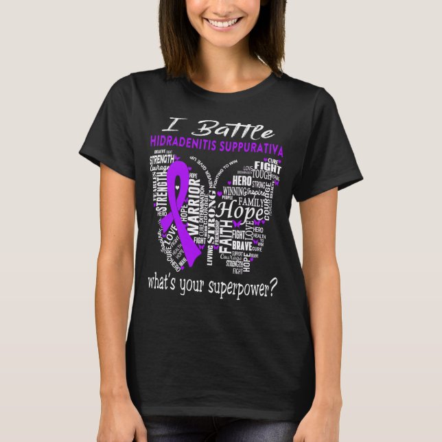 Hidradenitis Suppurativa Awareness Month Ribbon  T-Shirt (Vorderseite)
