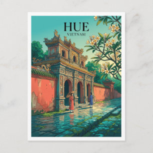 Hien Nhon-Tor, Hue-Kaiserliche Stadt Vietnam Reise Postkarte