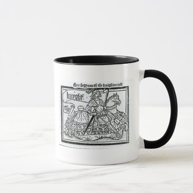 "Hier Begynneth das Knightes Tale Tasse (Rechts)