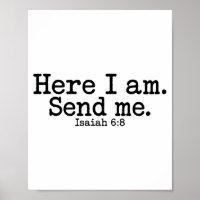 Hier bin ich Herr sende mich T Christlicher Glaube