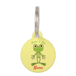 Hier bin ich niedlich Frosch Thunder_Cove Haustiermarke