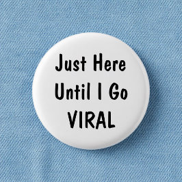 Hier bin ich nur bis lustiger Bürohumor Pinback-Bu Button