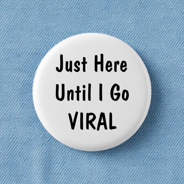 Hier bin ich nur bis lustiger Bürohumor Pinback-Bu Button (Von Creator hochgeladen)