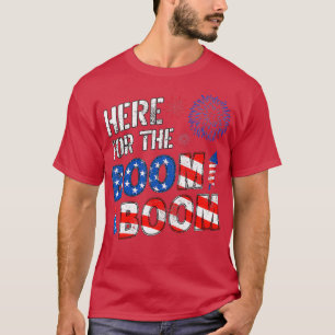 Hier boomt die amerikanische Flagge  T-Shirt