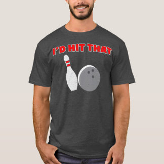 Hier das Bier Unglaublich witzig Biene Bowling T T-Shirt