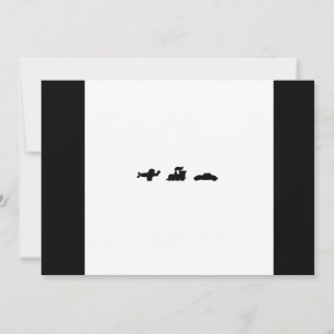 Hier, dort und überall Brautparty Einladung