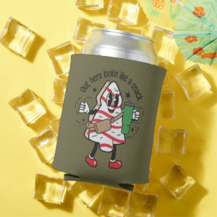 Hier draußen sehe ich aus wie ein Snack-Weihnachts Dosenkühler